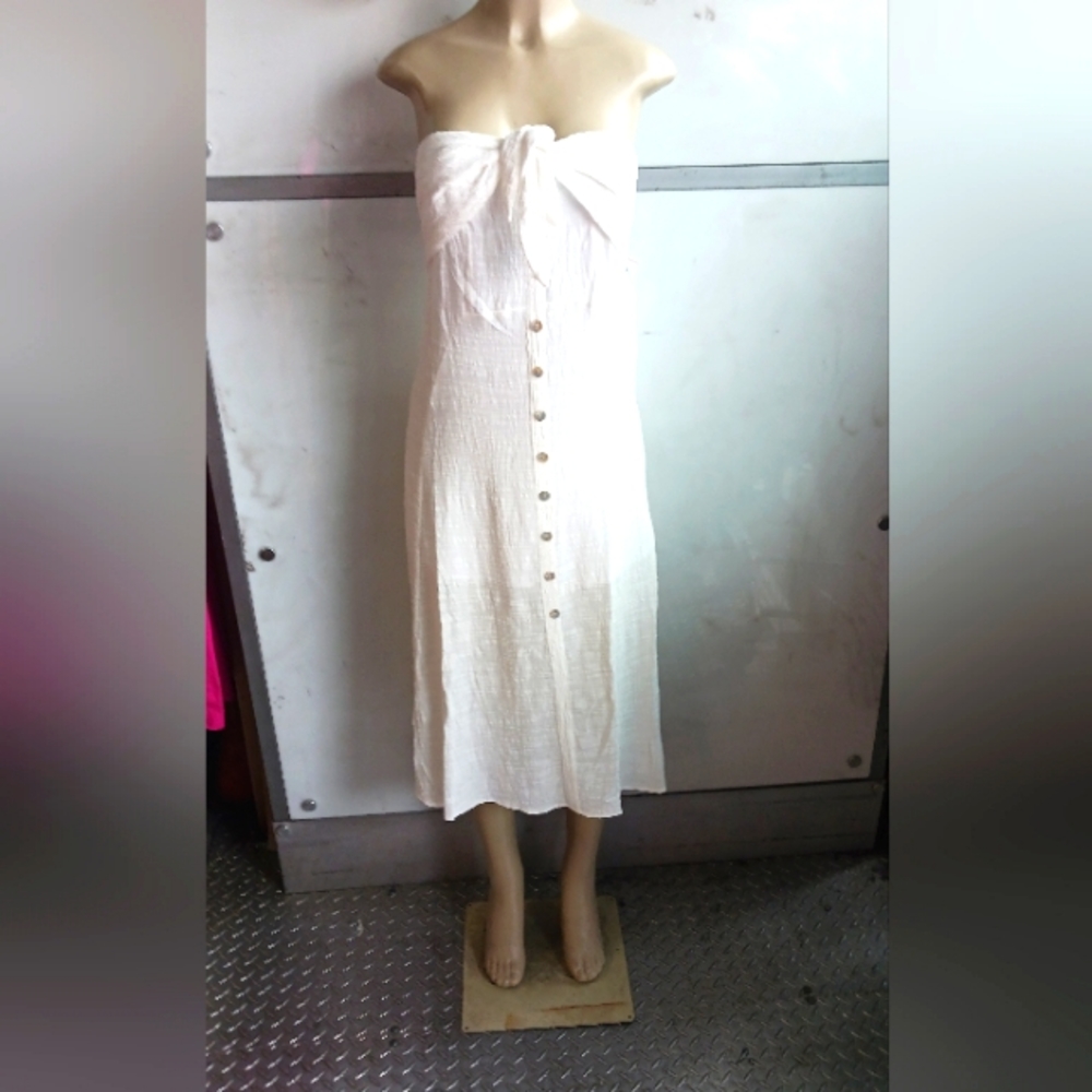White long dress